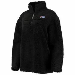 Women's G-III 4Her By Carl Banks Black Buffalo Bills Sherpa Quarter-Zip Jacket 2 Women's G-III 4Her By Carl Banks Black Buffalo Bills Sherpa Quarter-Zip Jacket -G-III Sales Store unnamed file 5285