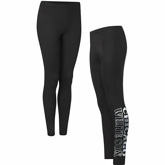 Women's G-III 4Her by Carl Banks Black Chicago White Sox Stadium Leggings Women's G-III 4Her By Carl Banks Black Chicago White Sox Stadium Leggings -G-III Sales Store unnamed file 533