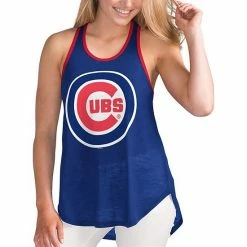 Women's G-III 4Her By Carl Banks Royal Chicago Cubs Team Logo Tater Racerback Tank Top 4 Women's G-III 4Her By Carl Banks Royal Chicago Cubs Team Logo Tater Racerback Tank Top -G-III Sales Store unnamed file 560