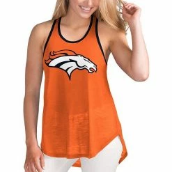 Women's G-III 4Her By Carl Banks Orange Denver Broncos Tater Tank Top -G-III Sales Store unnamed file 569