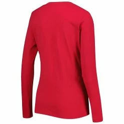 Women's G-III 4Her By Carl Banks Scarlet San Francisco 49ers Post Season Long Sleeve V-Neck T-Shirt 3 Women's G-III 4Her By Carl Banks Scarlet San Francisco 49ers Post Season Long Sleeve V-Neck T-Shirt -G-III Sales Store unnamed file 578