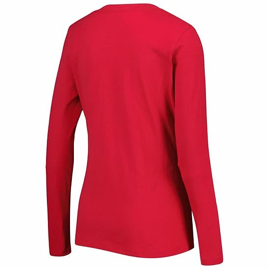 Women's G-III 4Her by Carl Banks Scarlet San Francisco 49ers Post Season Long Sleeve V-Neck T-Shirt Women's G-III 4Her By Carl Banks Scarlet San Francisco 49ers Post Season Long Sleeve V-Neck T-Shirt -G-III Sales Store unnamed file 578