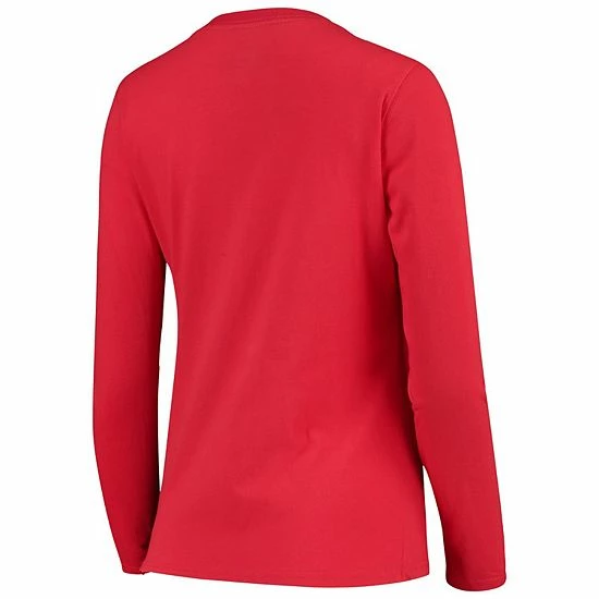 Women's G-III 4Her by Carl Banks Red Kansas City Chiefs Post Season Long Sleeve V-Neck T-Shirt Women's G-III 4Her By Carl Banks Red Kansas City Chiefs Post Season Long Sleeve V-Neck T-Shirt -G-III Sales Store unnamed file 596