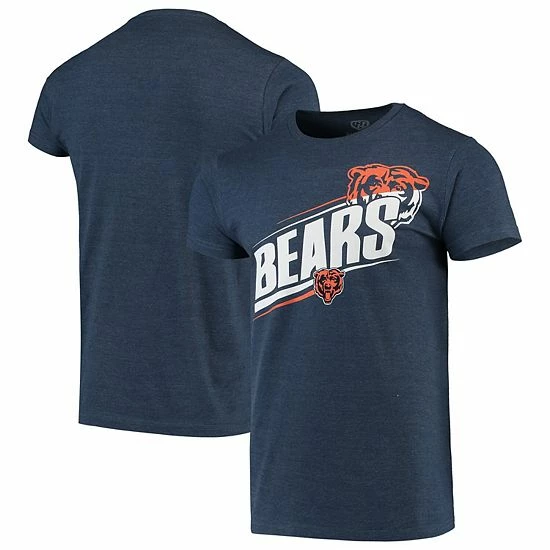 Men's G-III Sports by Carl Banks Heathered Navy Chicago Bears Prime Time T-Shirt Men's G-III Sports By Carl Banks Heathered Navy Chicago Bears Prime Time T-Shirt -G-III Sales Store unnamed file 618