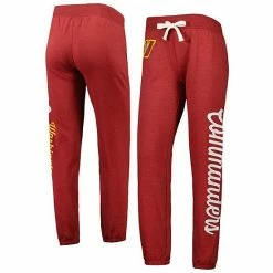 Women's G-III 4Her By Carl Banks Burgundy Washington Commanders Scrimmage Fleece Pants