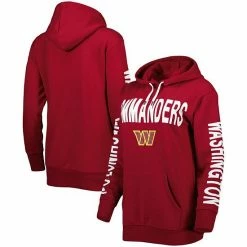 Women's G-III 4Her By Carl Banks Burgundy Washington Commanders Extra Point Pullover Hoodie