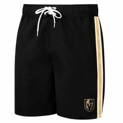 Men's G-III Sports By Carl Banks Black Vegas Golden Knights Sand Beach Swim Shorts -G-III Sales Store unnamed file 711