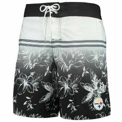 Men's G-III Sports By Carl Banks Black Pittsburgh Steelers Island Volley Swim Shorts 2 Men's G-III Sports By Carl Banks Black Pittsburgh Steelers Island Volley Swim Shorts -G-III Sales Store unnamed file 718