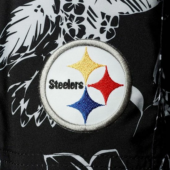 Men's G-III Sports by Carl Banks Black Pittsburgh Steelers Island Volley Swim Shorts Men's G-III Sports By Carl Banks Black Pittsburgh Steelers Island Volley Swim Shorts -G-III Sales Store unnamed file 719