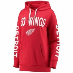 Women's G-III 4Her By Carl Banks Red Detroit Red Wings Extra Inning Pullover Hoodie 2 Women's G-III 4Her By Carl Banks Red Detroit Red Wings Extra Inning Pullover Hoodie -G-III Sales Store unnamed file 72