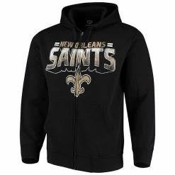 Men's G-III Sports By Carl Banks Black New Orleans Saints Perfect Season Full-Zip Hoodie 2 Men's G-III Sports By Carl Banks Black New Orleans Saints Perfect Season Full-Zip Hoodie -G-III Sales Store unnamed file 743