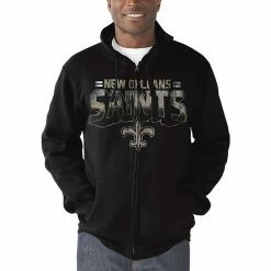 Men's G-III Sports By Carl Banks Black New Orleans Saints Perfect Season Full-Zip Hoodie 4 Men's G-III Sports By Carl Banks Black New Orleans Saints Perfect Season Full-Zip Hoodie -G-III Sales Store unnamed file 745
