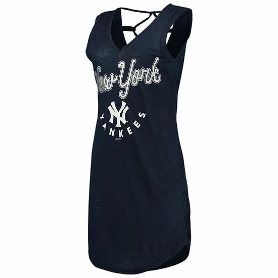 Women's G-III 4Her by Carl Banks Navy New York Yankees Game Time Slub Beach V-Neck Cover-Up Dress Women's G-III 4Her By Carl Banks Navy New York Yankees Game Time Slub Beach V-Neck Cover-Up Dress -G-III Sales Store unnamed file 767