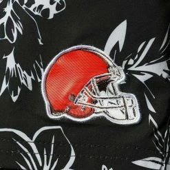 Men's G-III Sports By Carl Banks Black Cleveland Browns Island Volley Swim Shorts -G-III Sales Store unnamed file 780