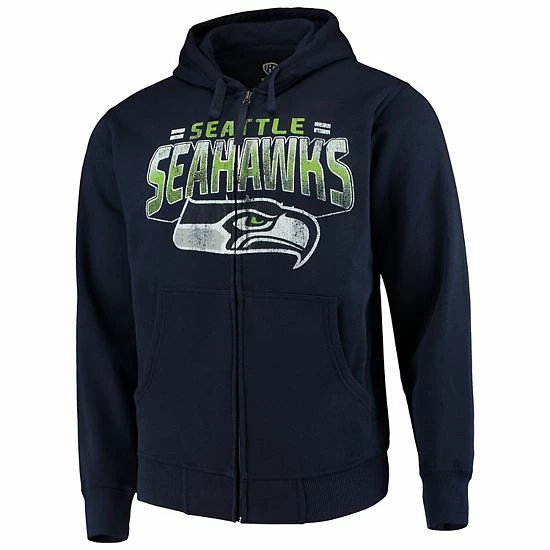 Men's G-III Sports by Carl Banks Navy Seattle Seahawks Perfect Season Full-Zip Hoodie Men's G-III Sports By Carl Banks Navy Seattle Seahawks Perfect Season Full-Zip Hoodie -G-III Sales Store unnamed file 783