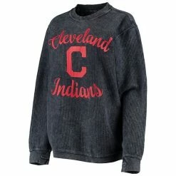 Women's G-III 4Her By Carl Banks Navy Cleveland Indians Script Comfy Cord Pullover Sweatshirt 2 Women's G-III 4Her By Carl Banks Navy Cleveland Indians Script Comfy Cord Pullover Sweatshirt -G-III Sales Store unnamed file 788