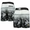 Men's G-III Sports By Carl Banks Black Minnesota Vikings Island Volley Swim Shorts