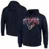 Men's G-III Sports By Carl Banks Navy Houston Texans Perfect Season Full-Zip Hoodie