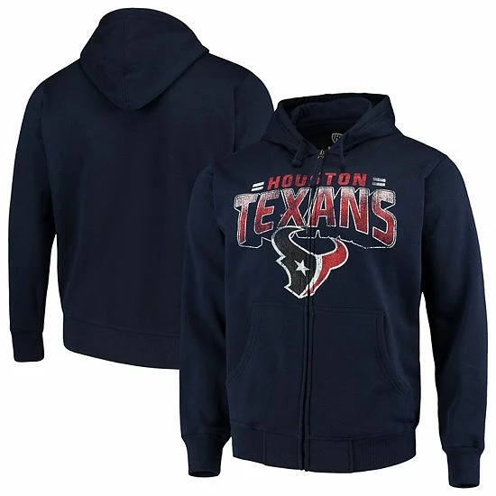 Men's G-III Sports by Carl Banks Navy Houston Texans Perfect Season Full-Zip Hoodie Men's G-III Sports By Carl Banks Navy Houston Texans Perfect Season Full-Zip Hoodie -G-III Sales Store unnamed file 807