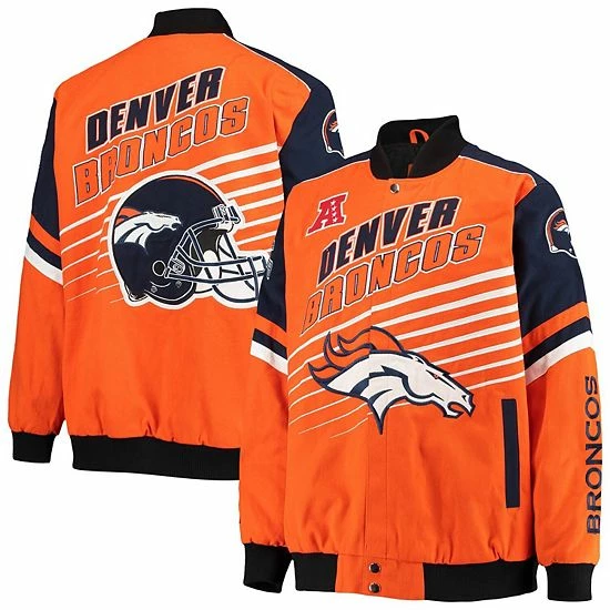 Men's G-III Sports by Carl Banks Orange/Navy Denver Broncos Extreme Strike Cotton Twill Full-Snap Jacket Men's G-III Sports By Carl Banks Orange/Navy Denver Broncos Extreme Strike Cotton Twill Full-Snap Jacket -G-III Sales Store unnamed file 84