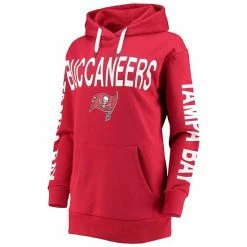 Women's G-III 4Her By Carl Banks Red Tampa Bay Buccaneers Extra Point Pullover Hoodie 2 Women's G-III 4Her By Carl Banks Red Tampa Bay Buccaneers Extra Point Pullover Hoodie -G-III Sales Store unnamed file 871