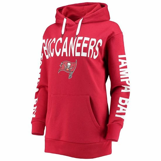 Women's G-III 4Her by Carl Banks Red Tampa Bay Buccaneers Extra Point Pullover Hoodie Women's G-III 4Her By Carl Banks Red Tampa Bay Buccaneers Extra Point Pullover Hoodie -G-III Sales Store unnamed file 871