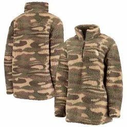Women's G-III Sports By Carl Banks Camo Seattle Kraken Sherpa Quarter-Zip Jacket