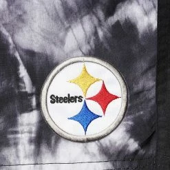 Men's G-III Sports By Carl Banks Black Pittsburgh Steelers Splash Volley Swim Shorts -G-III Sales Store unnamed file 955