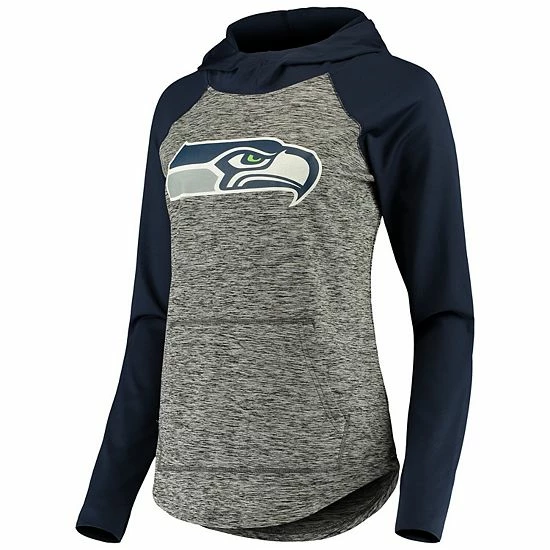 Women's G-III 4Her by Carl Banks Heathered Gray/College Navy Seattle Seahawks Championship Ring Pullover Hoodie Women's G-III 4Her By Carl Banks Heathered Gray/College Navy Seattle Seahawks Championship Ring Pullover Hoodie -G-III Sales Store unnamed file 977
